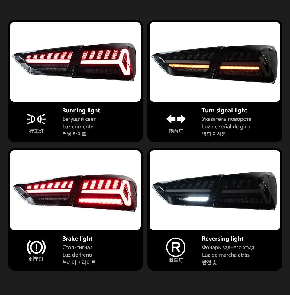 Upgrade LED Tail Light Assembly Plug &Play for Malibu XL Tail Light LED Rear Lamp DRL Dynamic Signal Brake Accessories