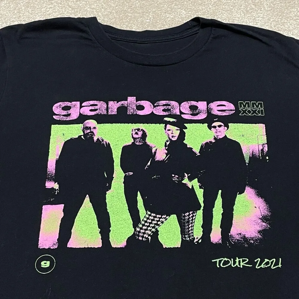 Garbage Band Music For Lovers Black T-Shirt Cotton Full Size JH115