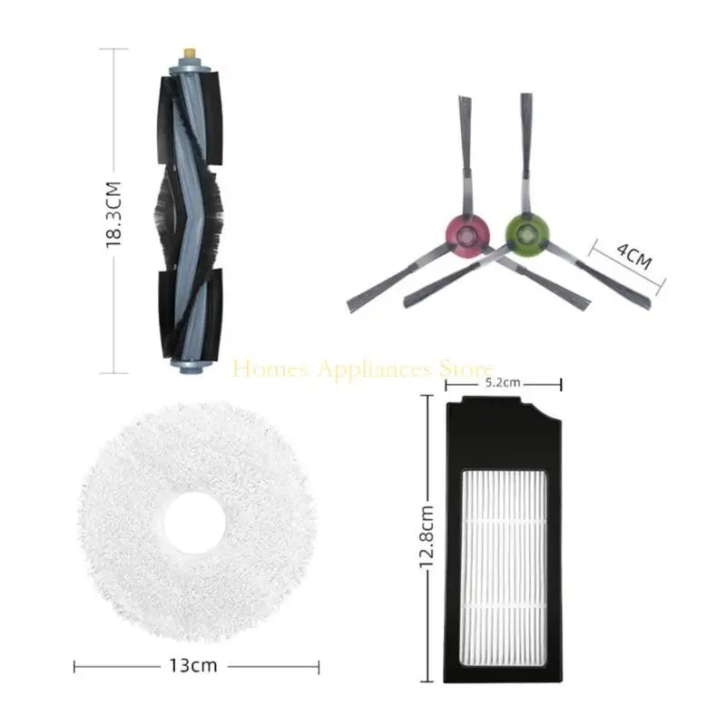 Sistema filtro HEPA D0AB Sistema principal borde borde borde mapache bolsas polvo anti-alérgeno adecuado para