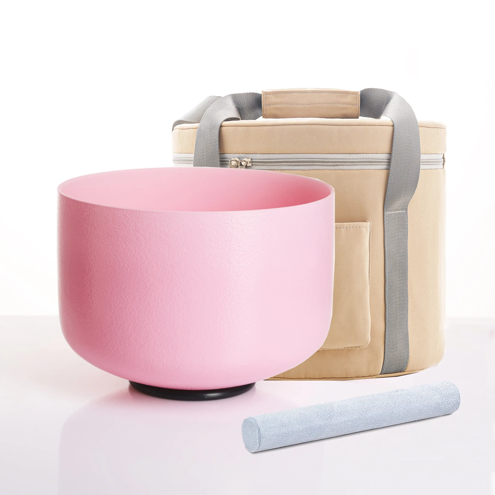 

Хрустальная поющая чаша Hye-eun 14 дюймов, 440/432 Гц, розовый кварц, большая, для медитации, йоги, звукотерапии