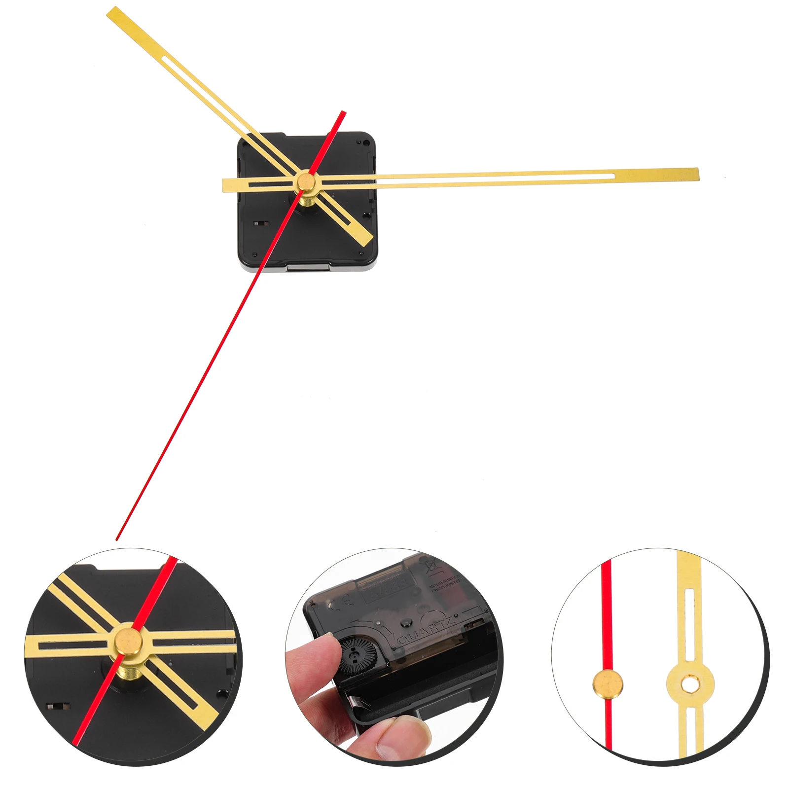 

1Set Clock Movement Mute Wall Clock DIY Mechanism Kit Durable Practical Safe Excellent Workmanship Long Lasting