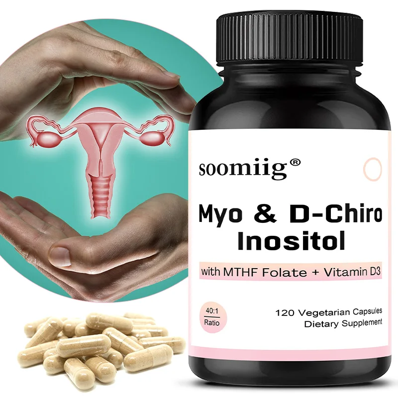 

Myo-Inositol + D-Chiro-Inositol Органические капсулы мятного сустава, поддержка женского здоровья, помощь в поддержке баланса настроения, иммунная система