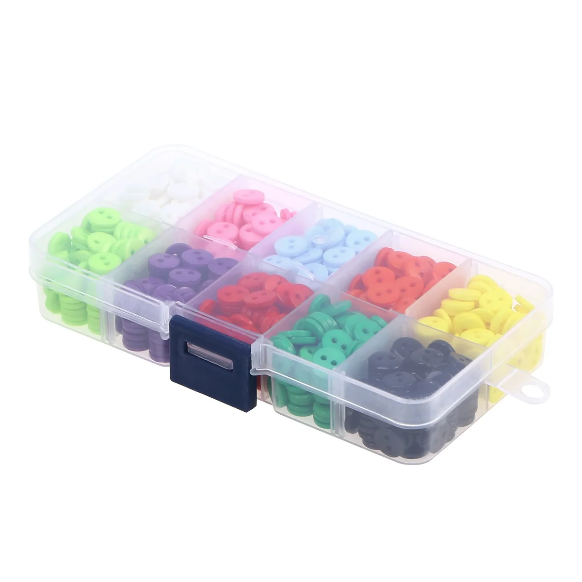 

750pcs Buttons H made Boxed Crafts Sewing Accessories Two eyed Buckles Clothing Clothing Accessories DIY