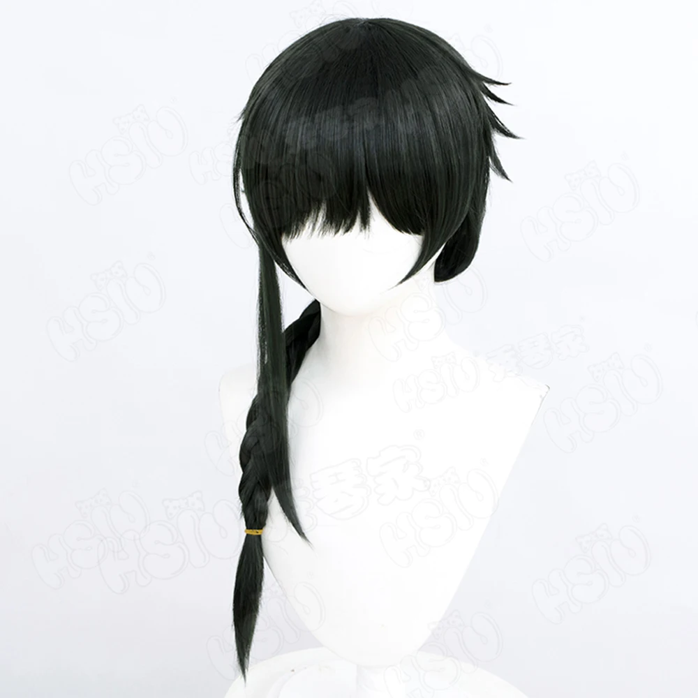 Anime You are Ms Servant Yuki Yokoya Cosplay Wig dark dark green long hair Game cosplay Wig anime cosplay Wig