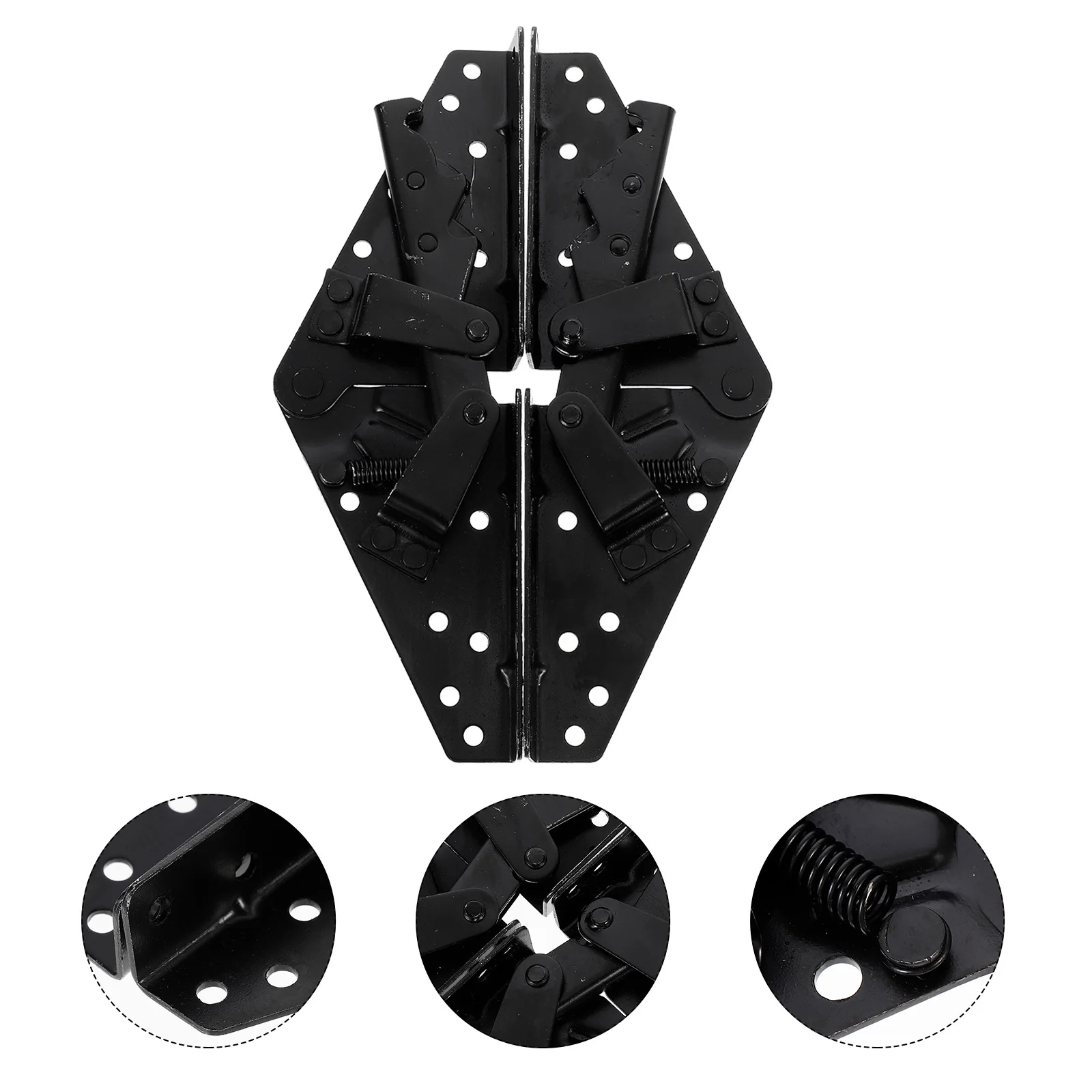 

2Pcs Sofa Bed Hinge Versatile Couch Joint Hardware for Pillow Armrest Seat Adjustment Smooth Gear Operation Furniture Hinge