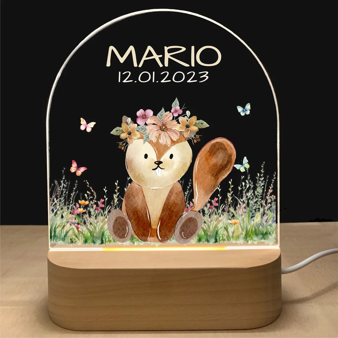 Customized 3D Acrylic Photo Lamp Baby Souvenir Gifts Personalized Pet Photo Lamp 3D Led Night Light Bedroom Decoration Lamp New