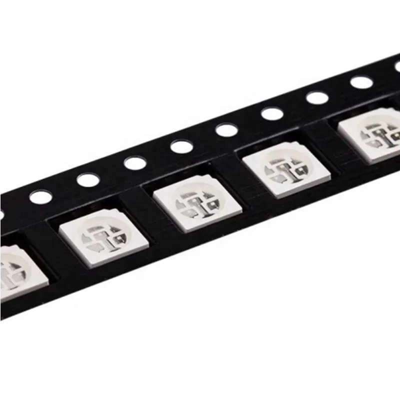 20 pezzi 5050 SMD LED perline diodi emettitori di luce rosa, verde, blu, bianco caldo, giallo, arancione e viola