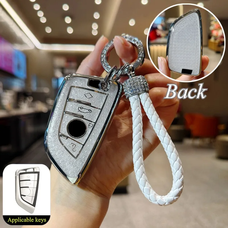 

TPU Smart Key Case Cover, Fit for BMW 2/3/5/6/7 Series, X1 X2 X3 X5 X6 Models, Keyless Auto Accessories