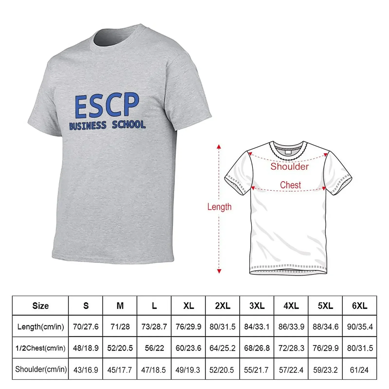 Text of ESCP business? school, ESCP? present? or gife for boy and girl, ESCP?-EU?ROPE text,ESCP? classic T-shirt? design T-Shirt