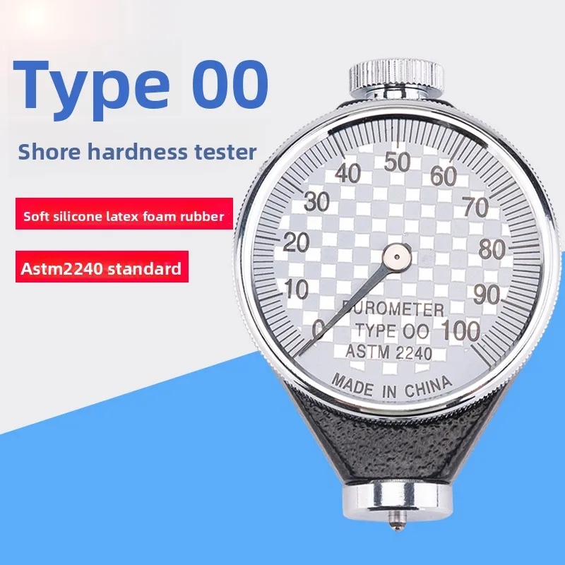 LX-OO Shore Durometer 0-100HOO – ASTM D2240 Ultra-Soft Rubber Hardness Tester for Foam, Silicone, Sponge & Gum view 2