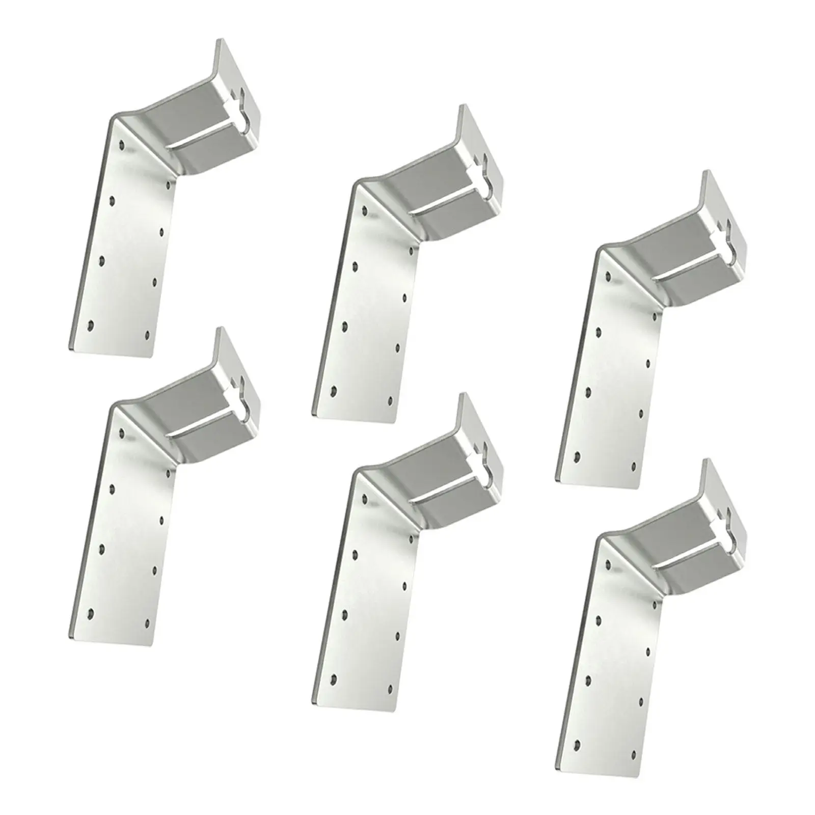 6Pcs T Post Brackets Easy to Install Sturdy Durable Vertical for Outdoor Birdhouses Fences Installation Signs Plywood Install