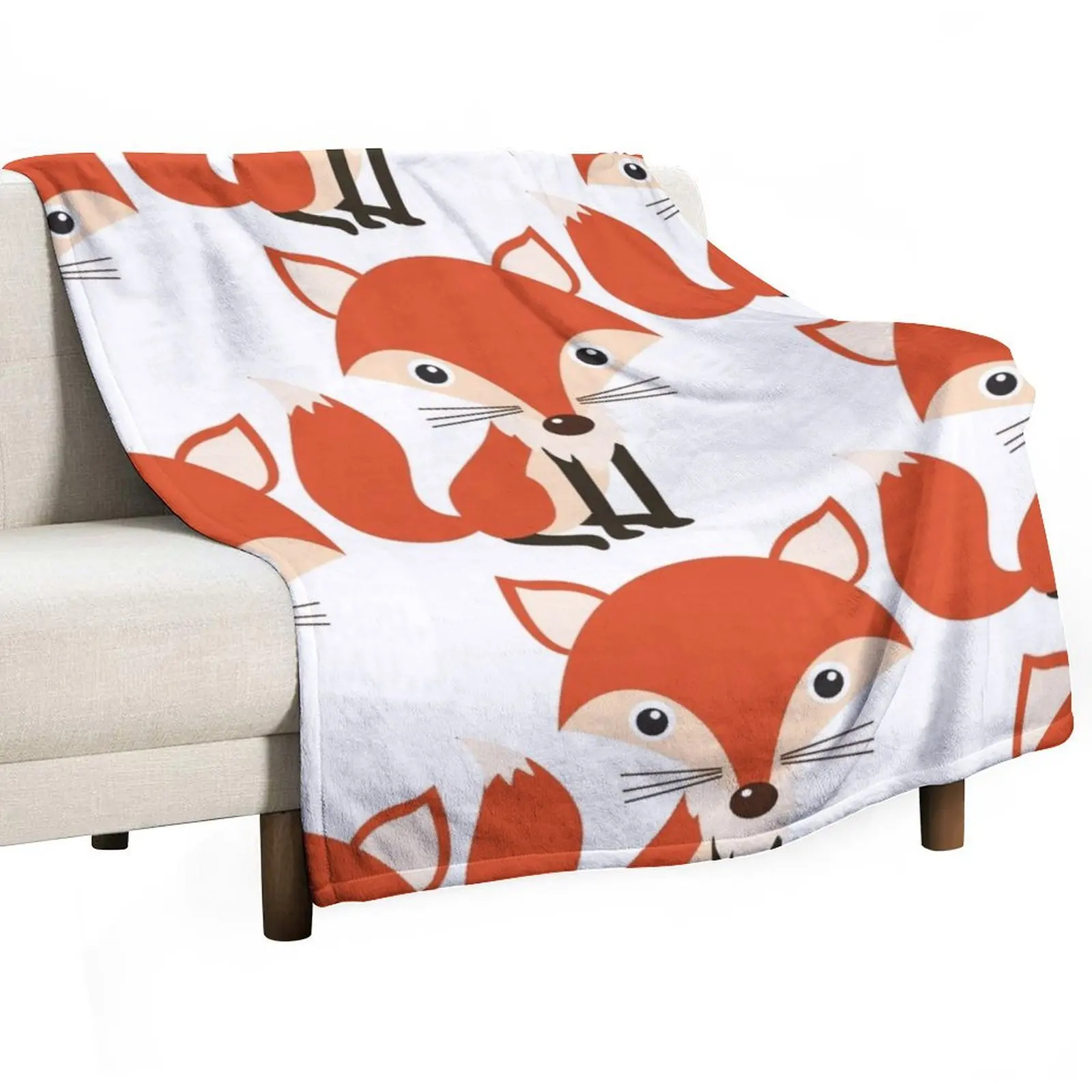 Fox Child Throw Blanket Blankets Sofas Of Decoration Summer decorative For Sofa Thin Luxury Throw Decorative Sofa Blankets