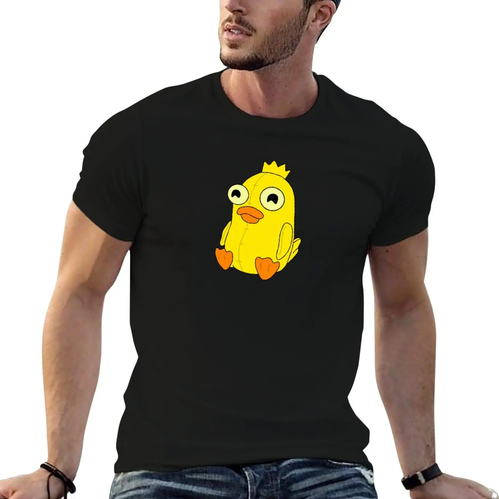 Ducky Momo sitting down T-Shirt Short sleeve tee designer shirts new edition Aesthetic clothing men t shirts