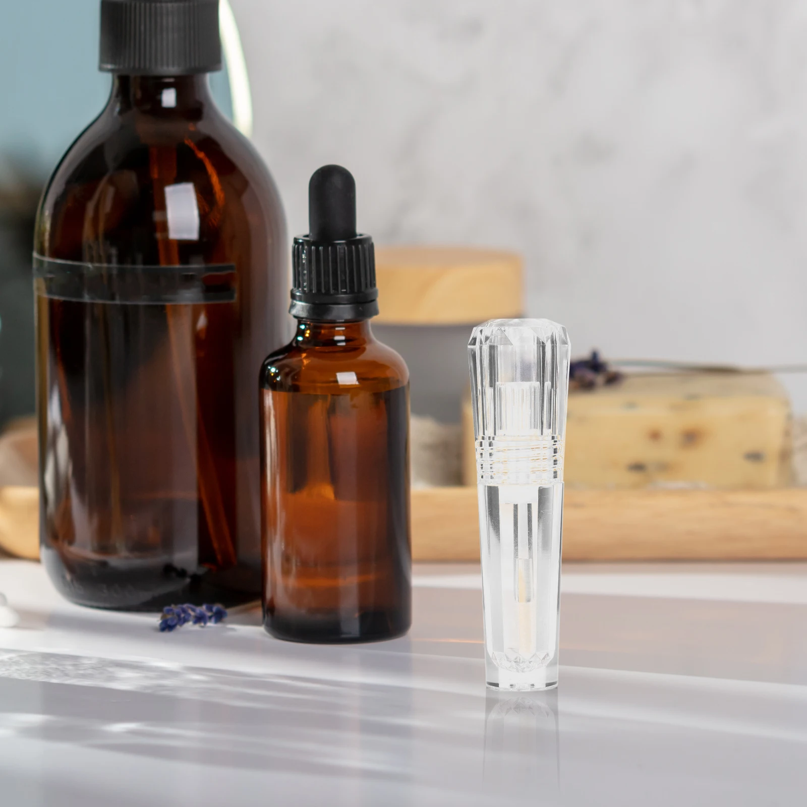

Empty Eyeshadow Vials Oil Bottles Clear Mini Gloss Container Travel Supplies Lip Balm Tube Empty Lip Gloss Tube