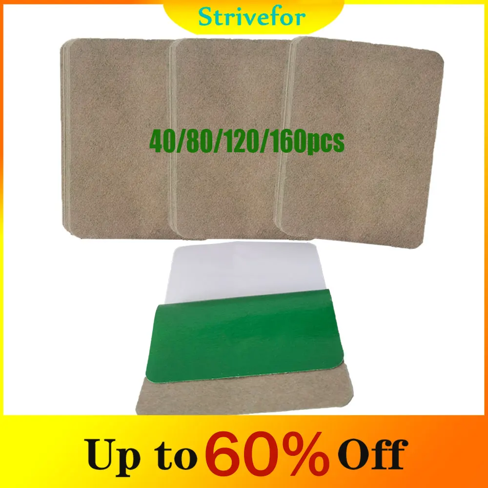 

40/80/120/160pcs Universal Muscle Patches Knee Neck Shoulder Back Hand Patch For Office Worker Middle-aged & Elderly People Need