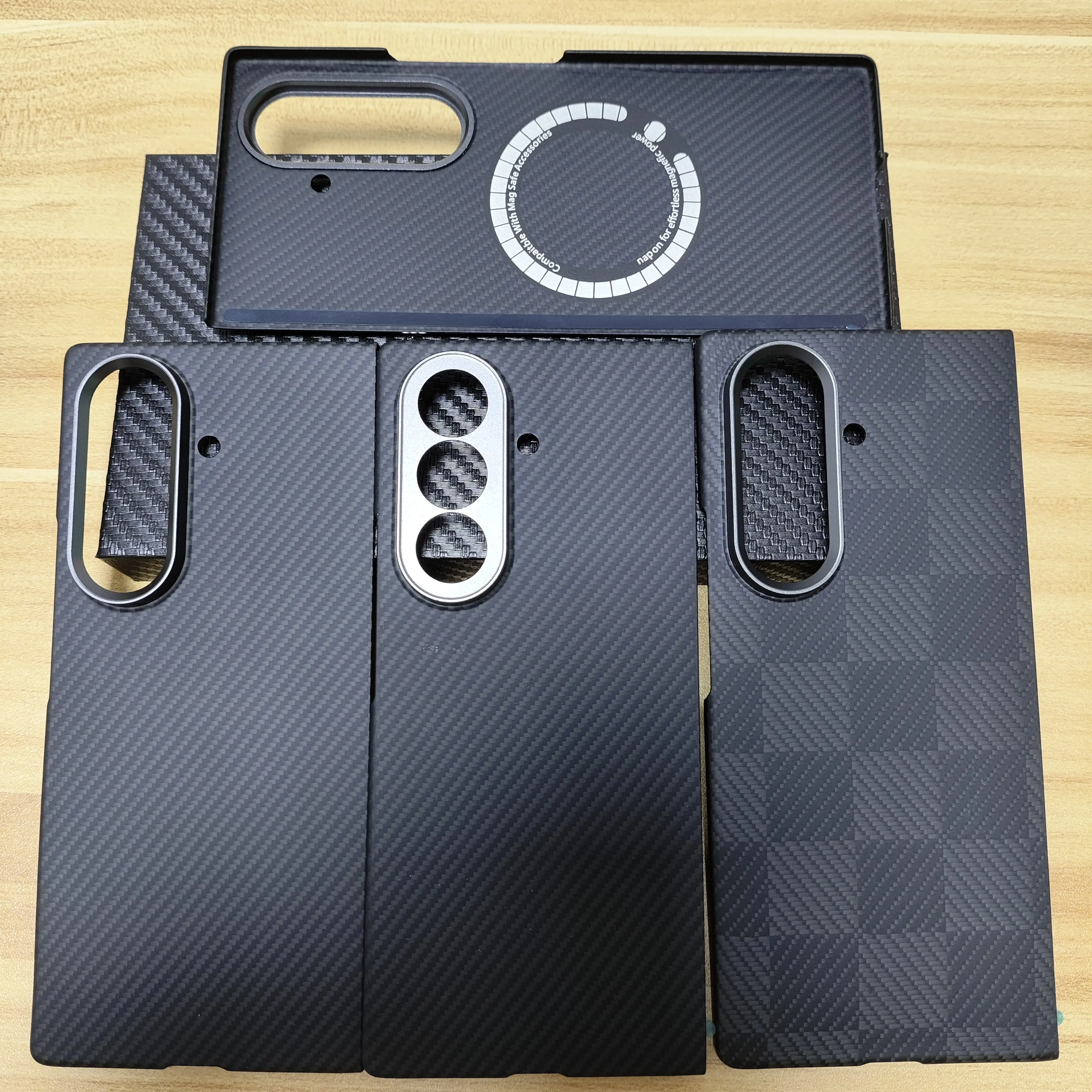

2025 For Samsung Galaxy Z Fold 7 case Aramid Magsafe Real Carbon Fiber Case Kevlar Cover Ultra-Thin Lightweight Armor Protective