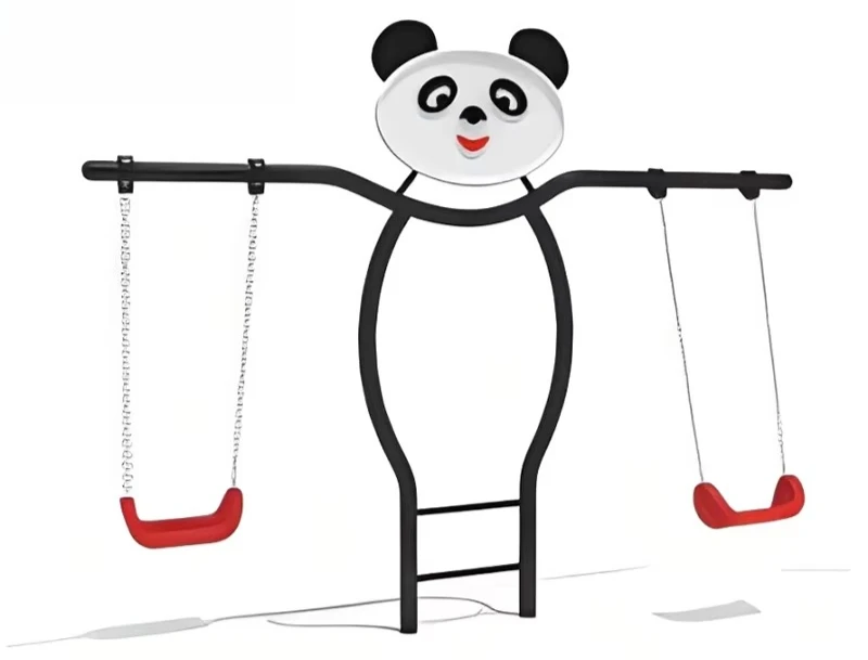 Customizable Size Metal Swing for Outdoor Playground Children's Fun Swing Chair for Factory Direct for Kids Park Playhouse
