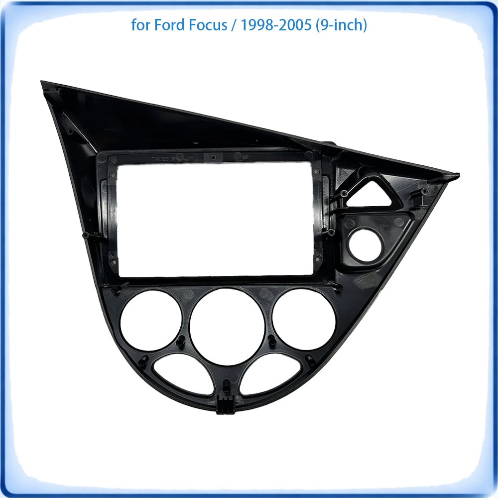 Car Radio Fascia Frame For Ford Focus 1998-2005 9 inch LHD/RHD Wiring Harness Power Cable Plug & Play