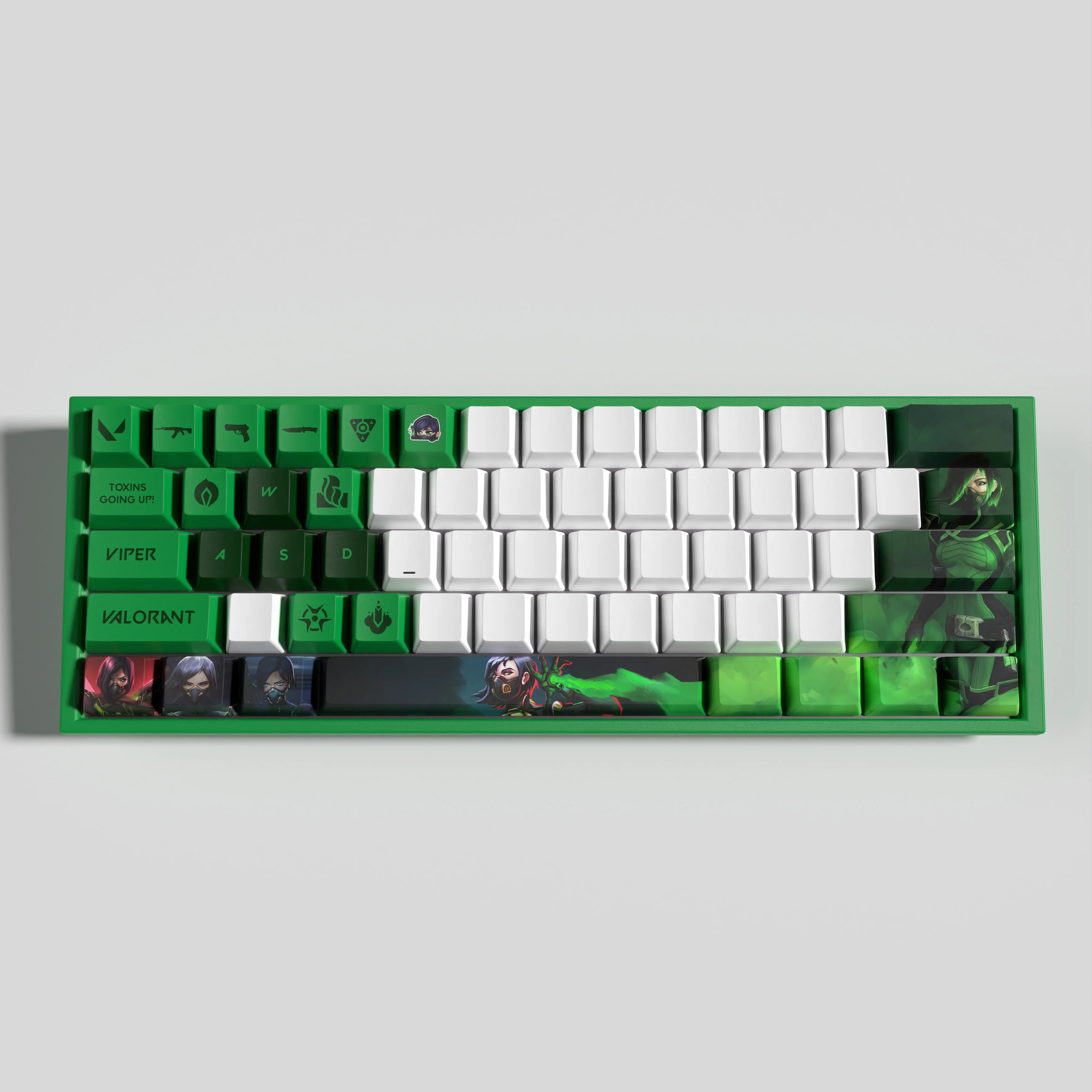 Vlorant Keycaps Viper Keycaps 29Keys Mini Set OEM Profile PBT Dye Sub Keycaps