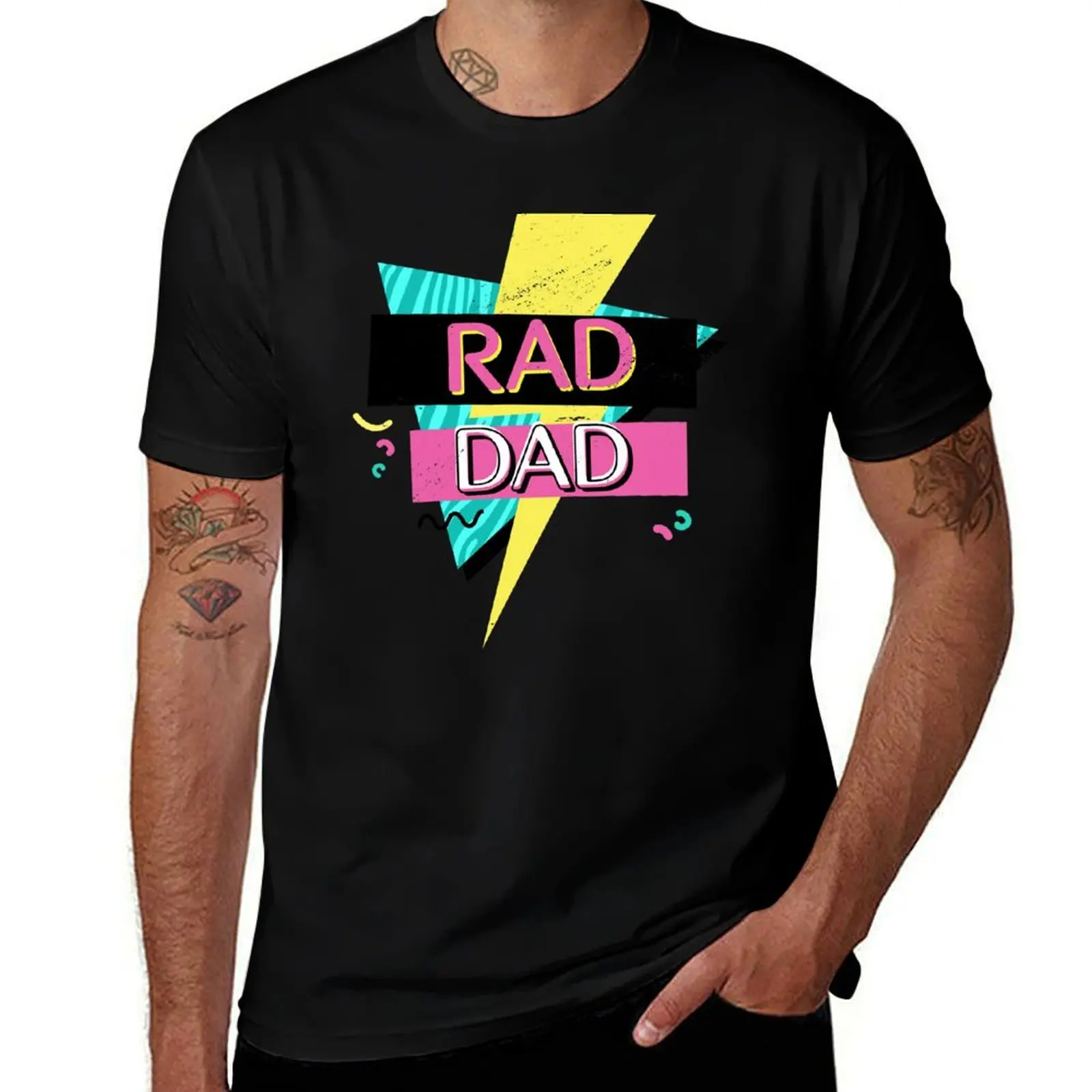 

Rad Dad 90s Retro T-Shirt summer 2025 Louboutins oversized graphic tee slim fit t shirts for men