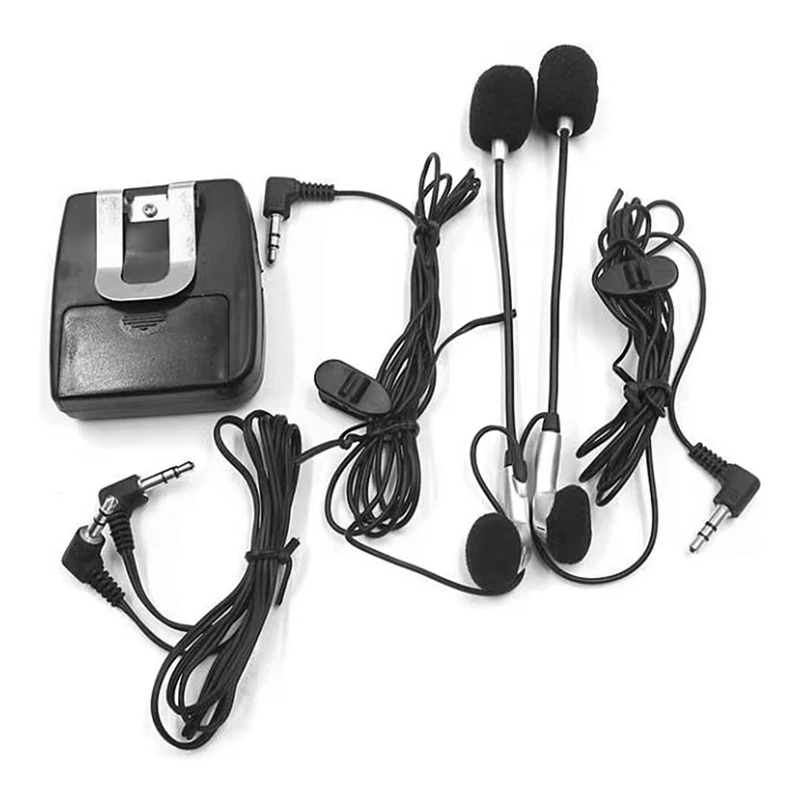 Motorcycle Helmet Front-To-Back Intercom Headset Modified Motorcycle Helmet Intercom Headphones Replacement Accessories