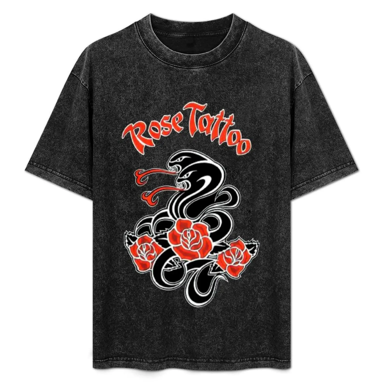 

Best Selling Tour Rock-n Roll Music Rose Tattoo Band Men Women T-Shirt Work Wear Breathable Tee
