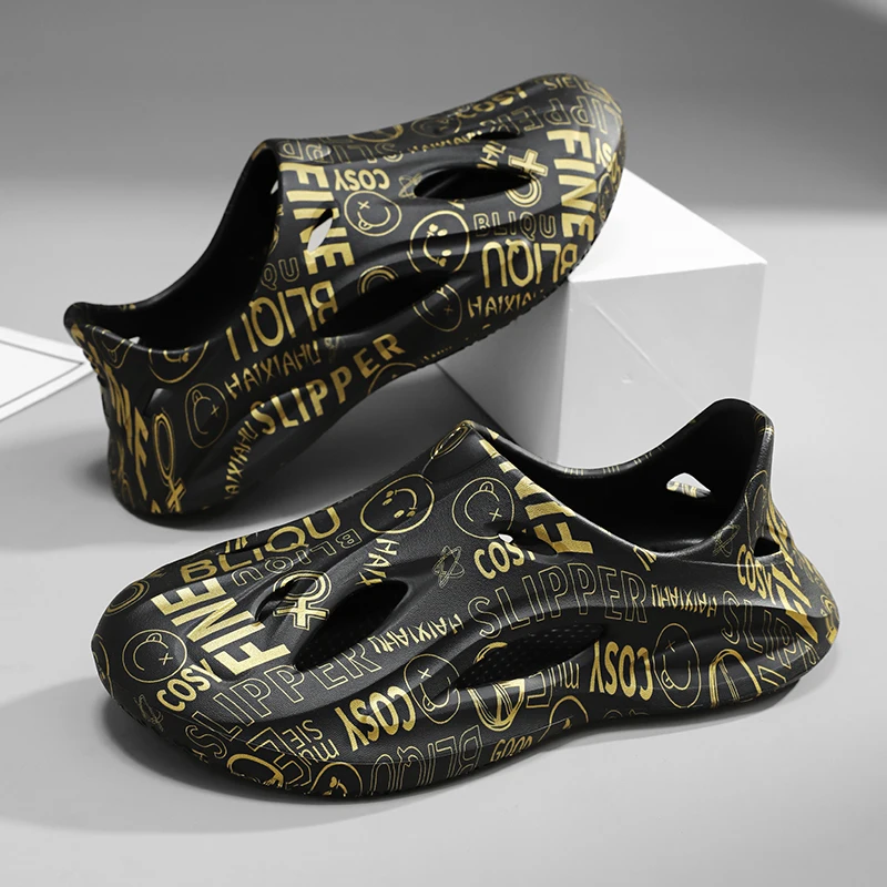 

2025i кокосовые тапочки yeezy, сандалии на толстой подошве с облаком, летние модные пляжные мужские тапочки с мягкой подошвой, женские сандалии, шлепанцы из ЭВА