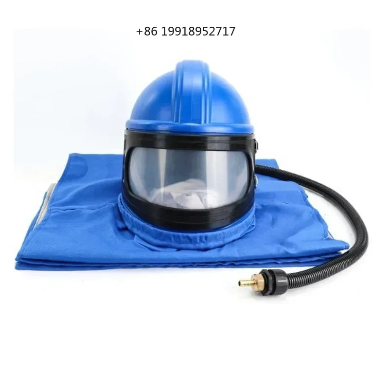 Sand Blast Helmet, Sandblasting Hood with Air Breathing Hose JJ293
