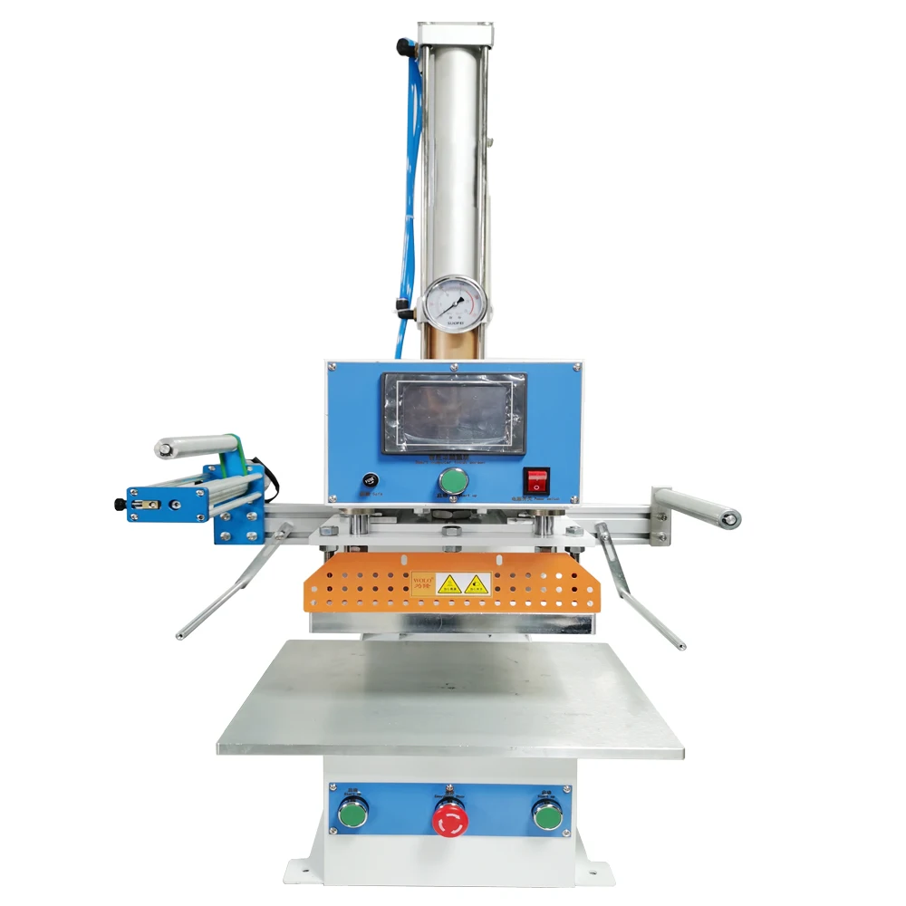 Factory Outlet Pneumatic Embossing Stamping Machine Gilding Pressing Machine Hot Press Machine for Leather Greeting Card