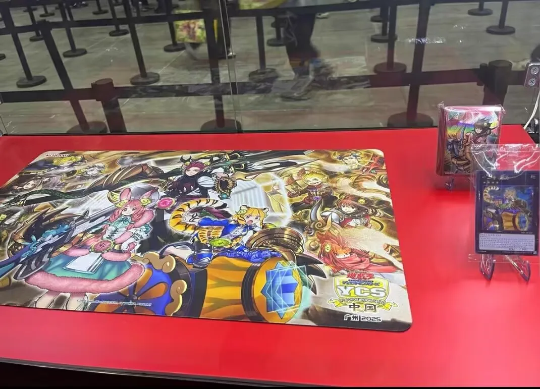 Yugioh KONAMI YCS China Zoodiac Bunnyblast Thoroughblade Tigermortar Drident Официальная коллекция с герметичными рукавами для игрового коврика