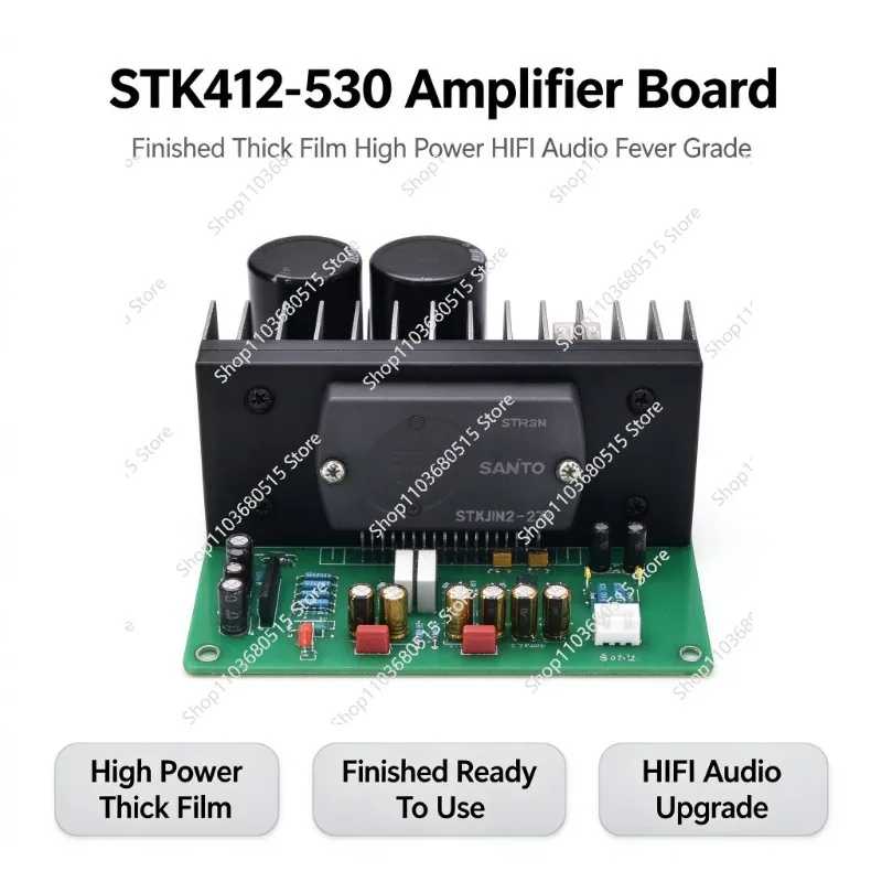 BRZHIFI STK412-530 The Lost Artifact STK Amplifier Finished Board Fever-Grade Late-Production High-Power Thick Film