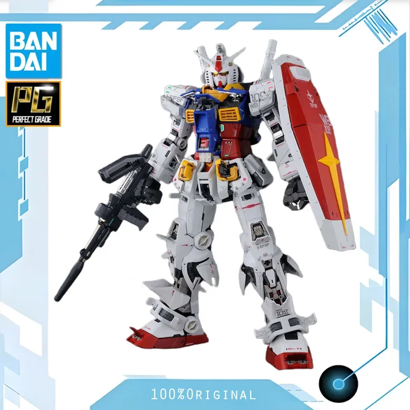 

BANDAI ANIME в наличии PGU 1/60 RX-78-2 GUNDAM 2,0 закрытый боевой комплект для мобильного телефона комплект пластиковых экшн-фигурок в подарок