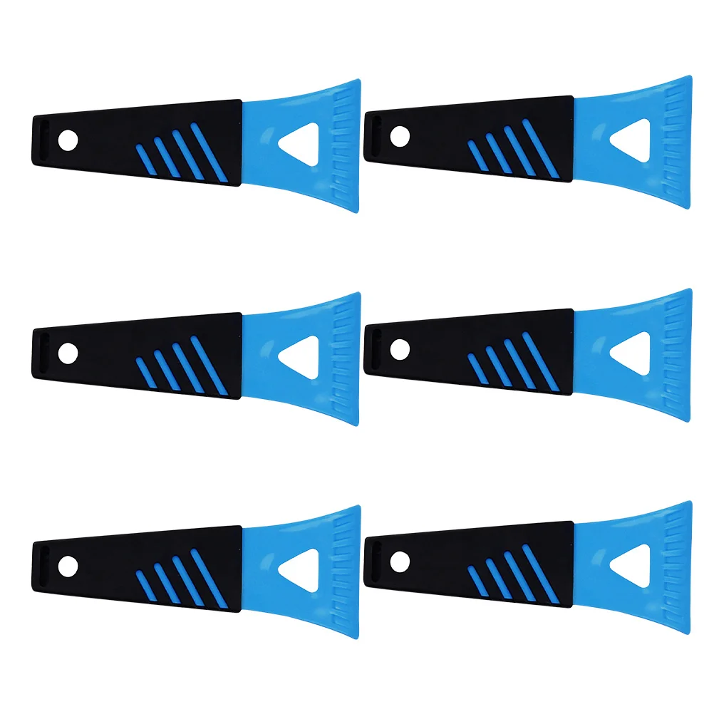 

6Pcs Mini Ice Scraper Portable Lightweight Snow Remover Car Frost Removal Car Snow Removal Device Window Frost Scraper