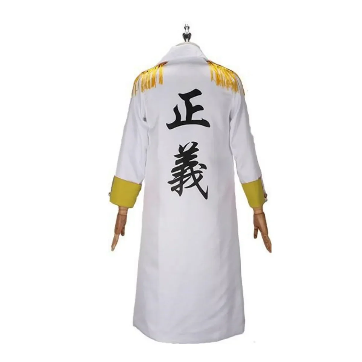 Anime Monkey D Garp Costume Cosplay Monkey D. Rufy nonno uniforme militare mantello mantello uomo Halloween Masquerade Ball Suit