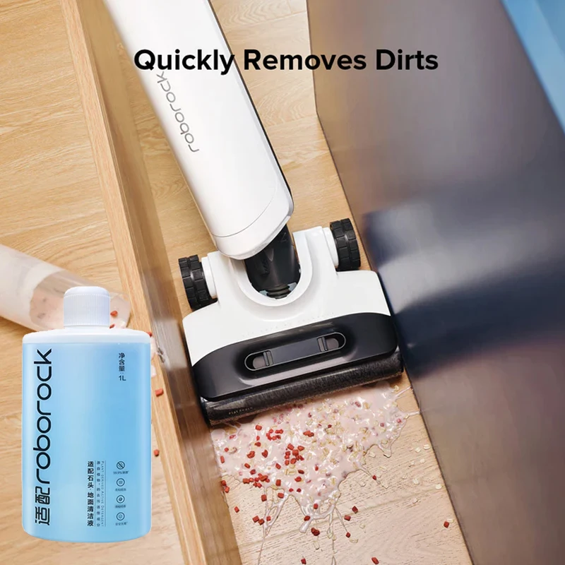 Liquid For Roborock Q5/Q7/Q8/S7/S8/Qrevo Series Dyad/Flexi Cordless Series Parts Vacuum Cleaner Cleaning Solution Accessories 1L