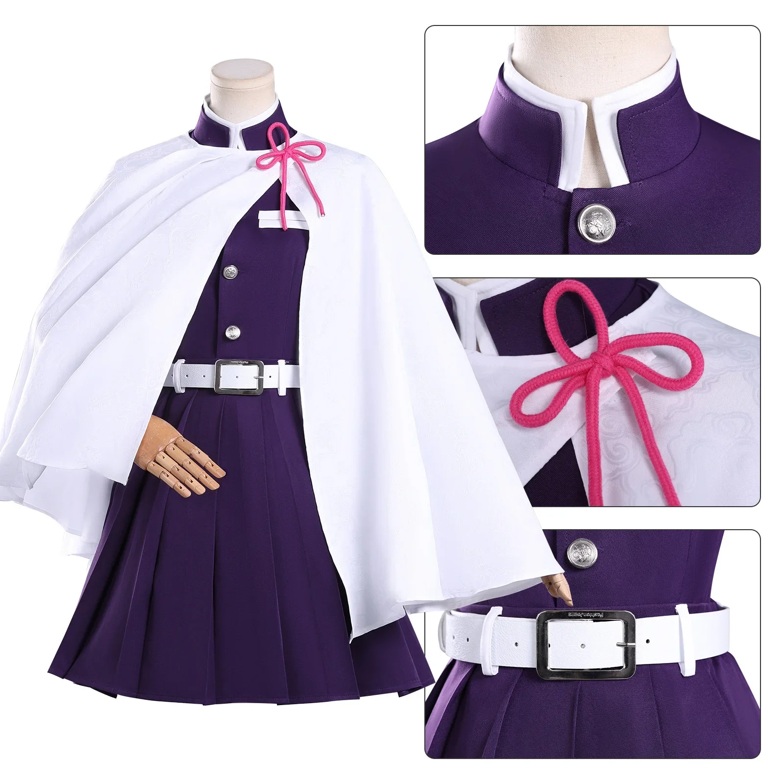 Tsuyuri Kanawo Haute Couture Cosplay Costume Wig Anime Tsuyuri Kanawo Men Woman Kimono Christmas Halloween Party Clothing view 2