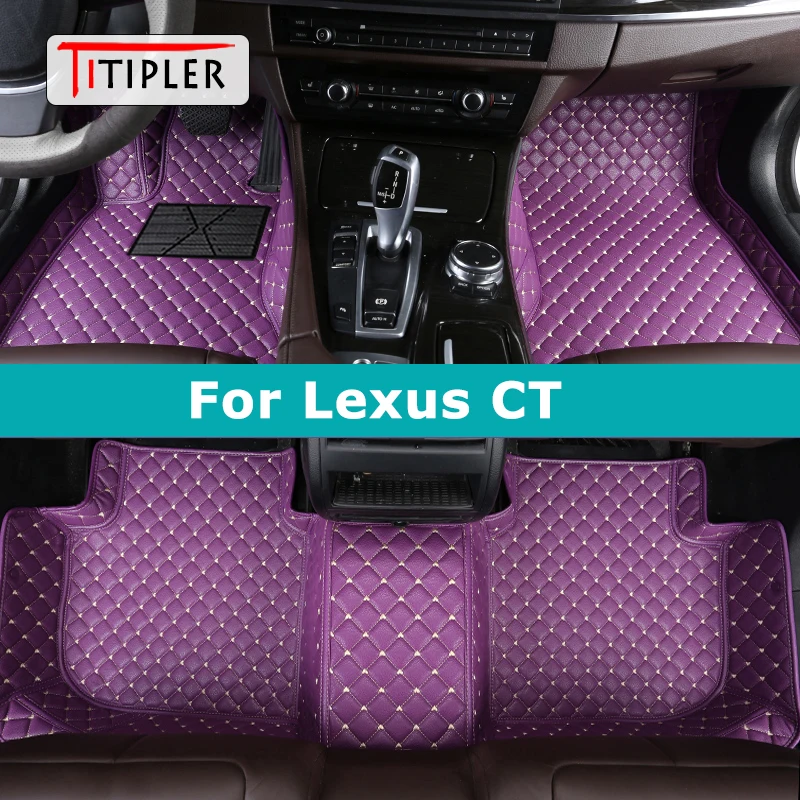 

TITIPLER Custom Car Floor Mats For Lexus CT CT200h Auto Carpets Foot Coche Accessorie