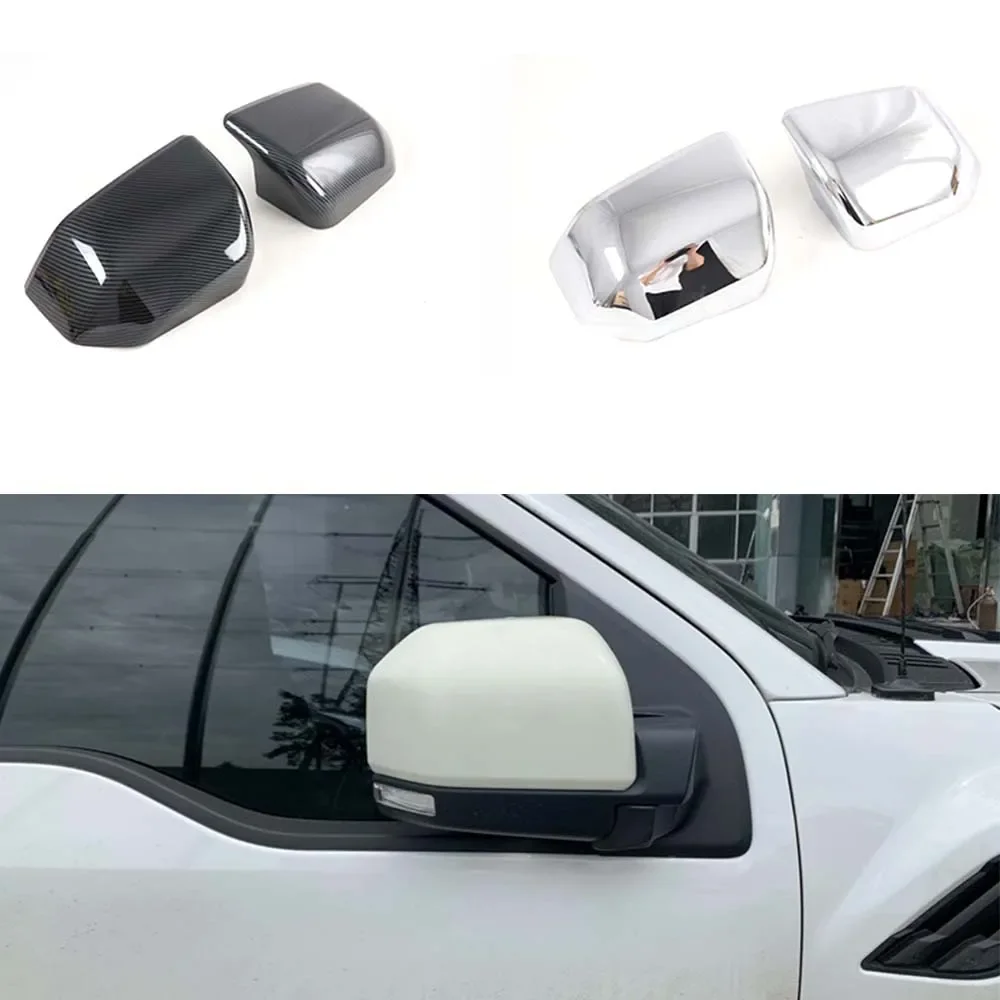 

Car Rear View Mirror Cover Trim Styling For Ford F150 2019 Exterior Auto Molding Accessories