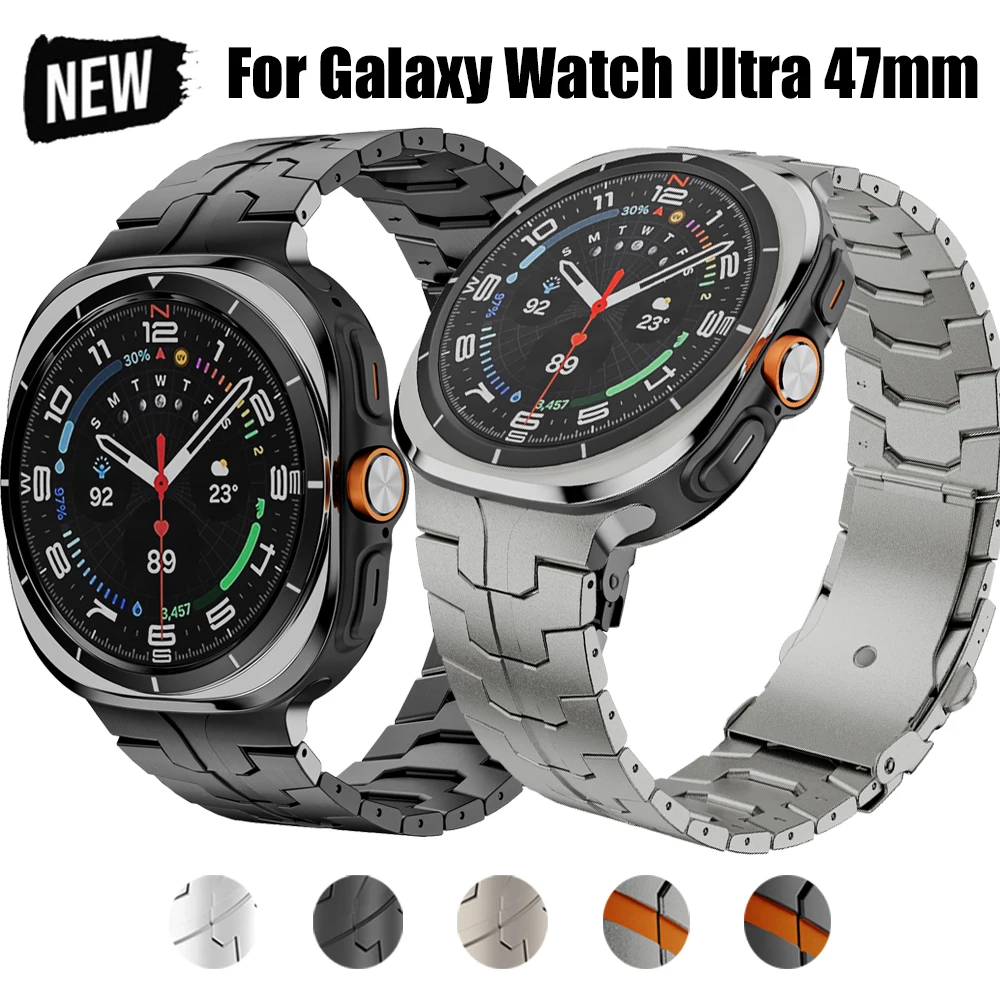 Strap For Samsung Galaxy Watch Ultra 47mm Titanium Bracelet Wristband Accessory For Galaxy Watch Ultra 47mm Band Buiness Corre