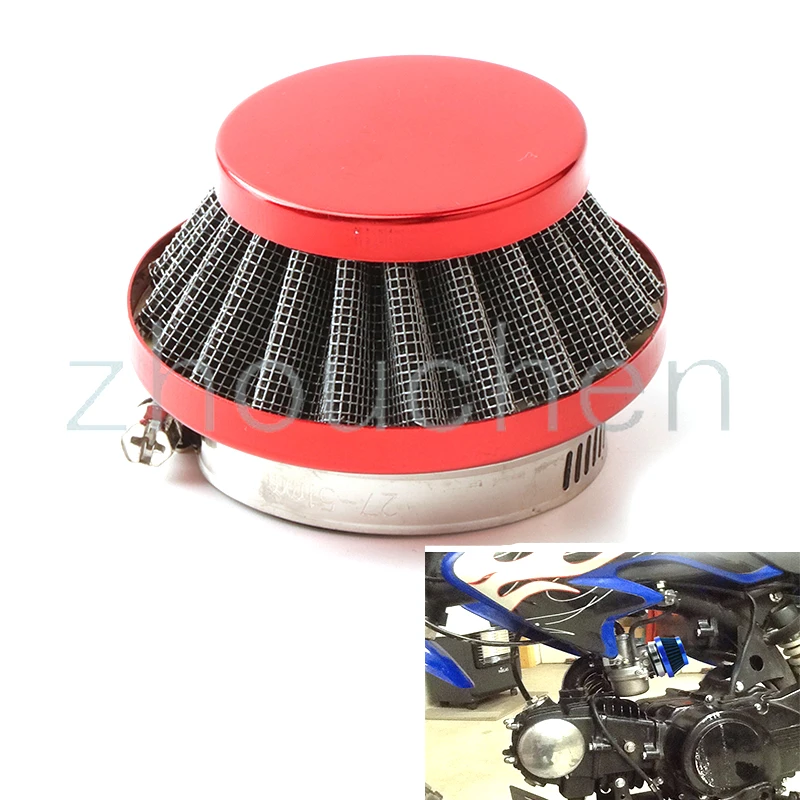 42/44/48/58mm Universal Motorcycle Air Filter Intake Mushroom Head Air Cleaner For Off-road ATV Quad Dirt Pit Bike