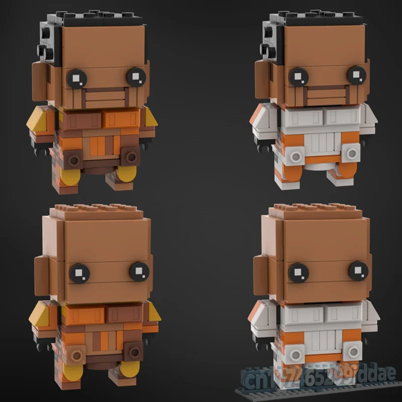 1806PCS Futuristic Space Explorer Figure Building Blocks Helmet Character Models DIY Assembly Set Creative Display Festival Gift