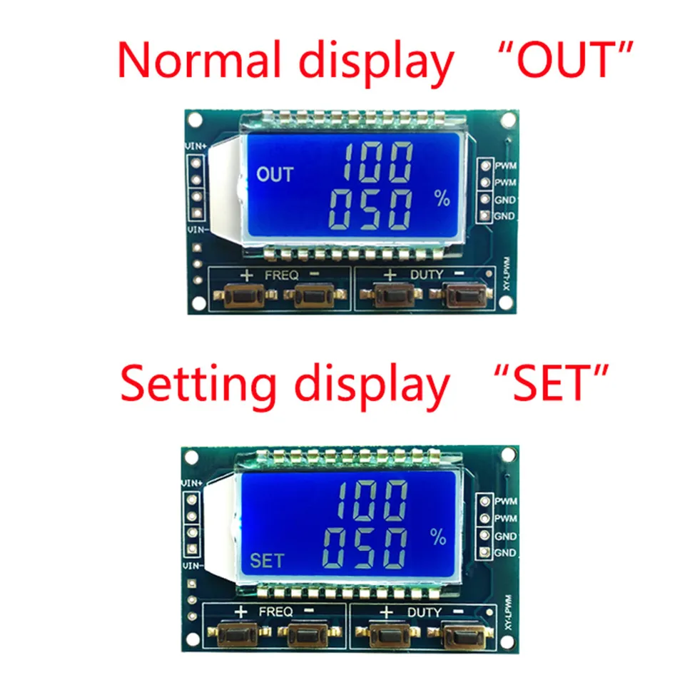 1HZ-150KHZ PWM Frequenz Duty Cycle Einstellbares Modul Generator Kolibri Geschenke