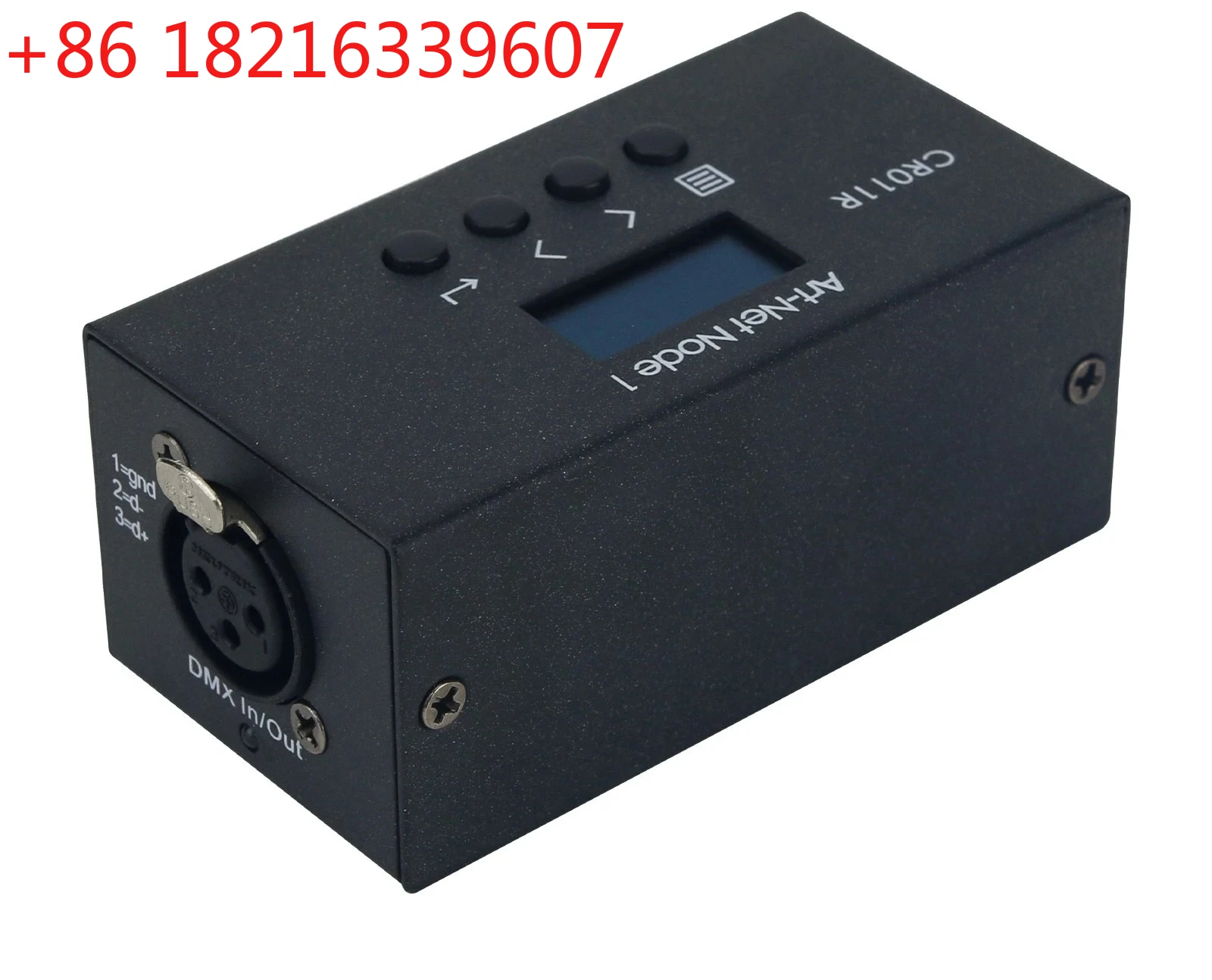 TAO CR011R Art-Net Node 1CH Bi-directional Artnet to DMX512 Converter Interface with 3-pin Connector