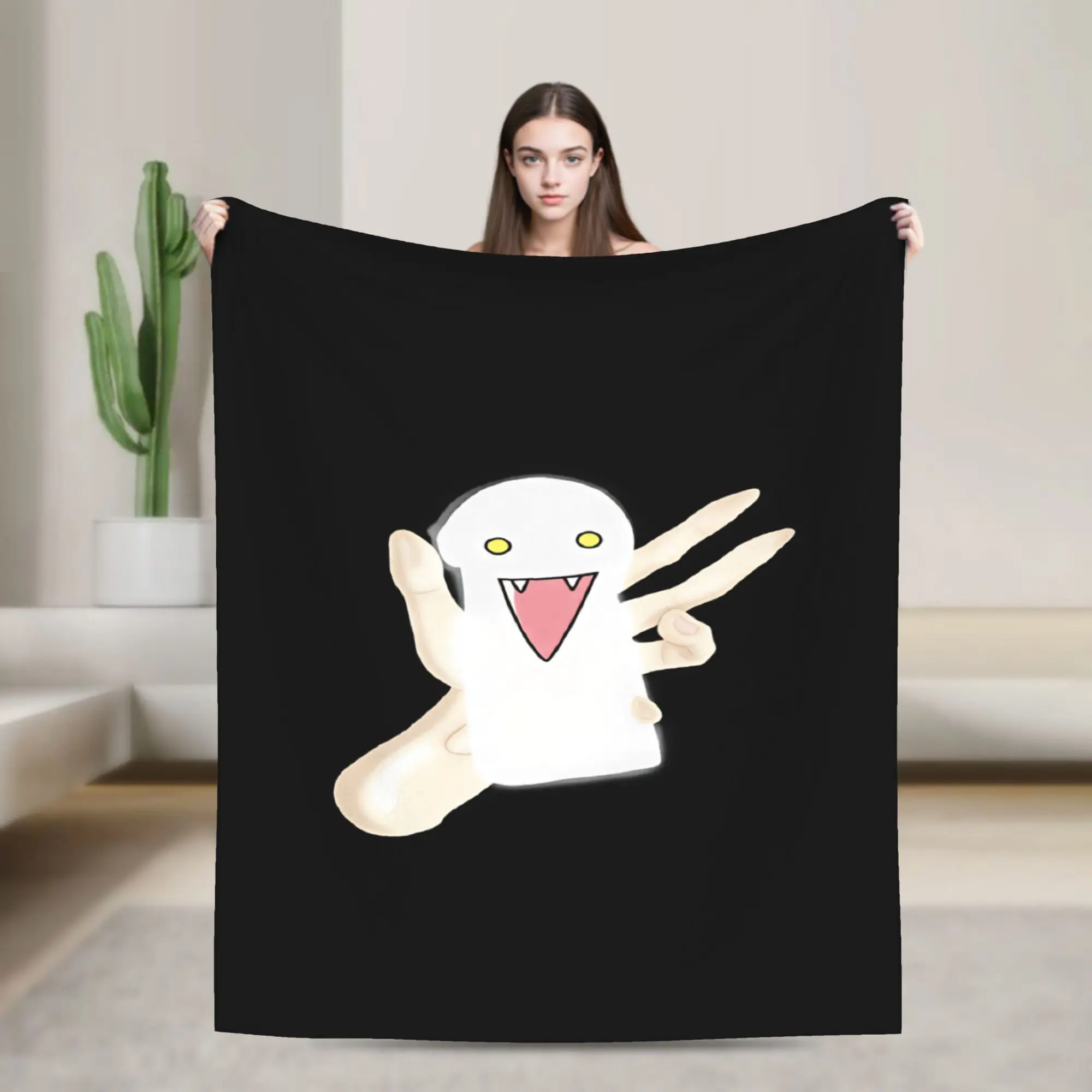 L-Lightsaber BL Manhwa Blanket Warm Comfy  Throw Blanket Autumn Girls Outdoor Travel Car Bedspread