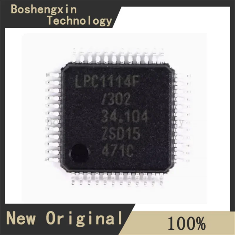 1Pcs LPC1114FBD48  IC MCU 32BIT 32KB FLASH 48LQFP  LPC1114FBD48