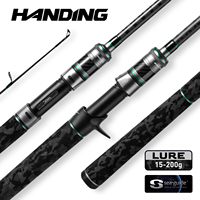 HANDING SIN DOREI H/XH/XXH Fishing Rods 200g Lure Weight Powerful Pike Snakehead Rod Spinning 2.13-2.69M Fast Action Giant Rod