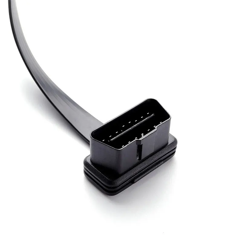 OBD 2 리본 연장 진단 케이블 남성-여성 OBDⅡ 스플리터 연장선 16핀 완전 연결 스캔 도구 코드 리더용