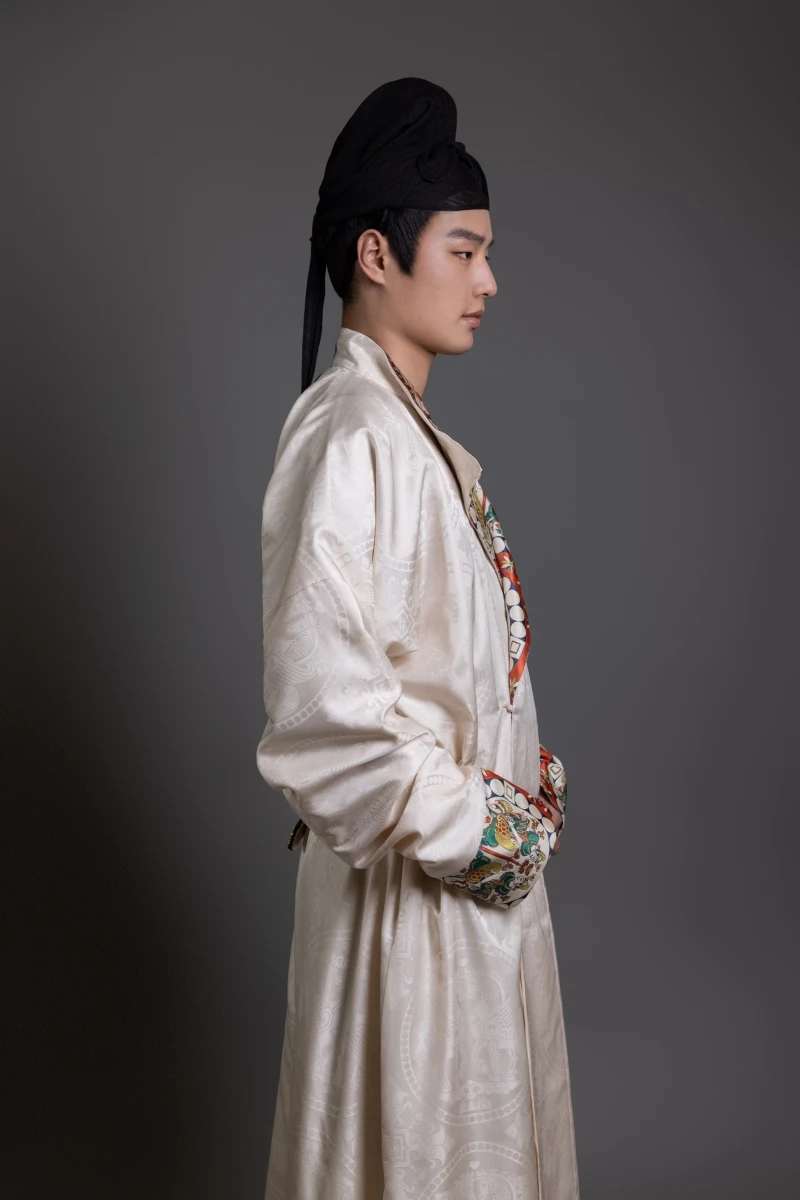 Broccato adulto tradizionale cinese Costume elegante Hanfu Robe Tang Dynasty girocollo abito