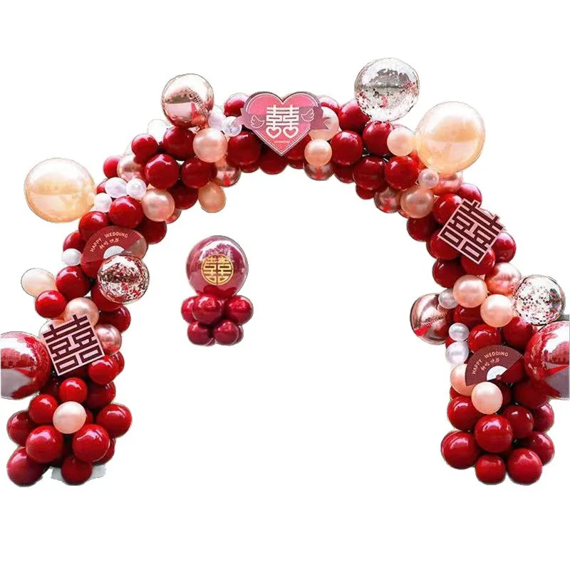 

Wedding balloon arch bracket rural doorway decoration wedding room decoration set