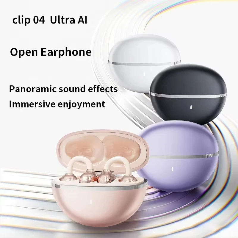 Oneplus Y63 Sports Wireless Earphones Bow earrings Mics Button Control LED Power Display Hifi Stereo Sound Bluetooth Headphones